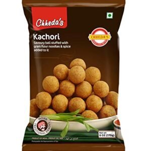 Chheda's Kachori - Crispy Spicy Snack - With Spicy Mixture Filling - Ready to Eat Snack - Indian Namkeen 170g (Pack of 2)